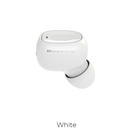 Wireless headphone Borofone BC28 Shiny Sound, microphone, BT5.0, 40 mAh, white-2