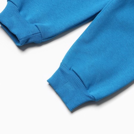 Costume for boys (sweatshirt, pants), I am beginning, blue color, height 104 cm-6
