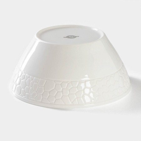 Porcelain salad Magistro Rodos, 1.4 l, 20 × 9 cm, white color-2