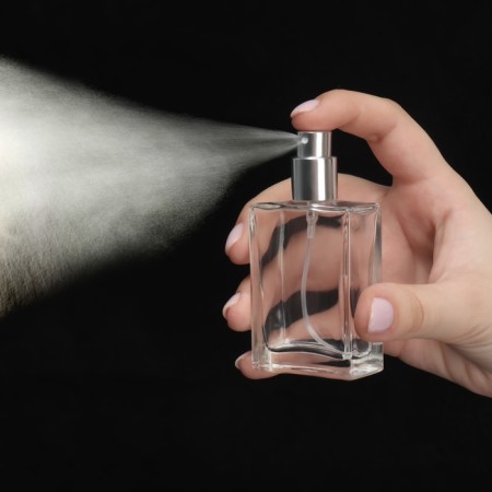 Glass bottle for perfume, with a spray, 30 ml, color mix-14