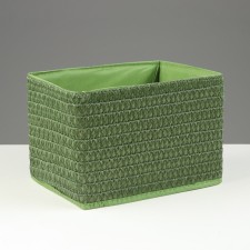 Folding storage box, 250 x 190 x 170 mm, green