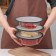 Vacuum lid for utensils, d = 22.5 cm, green color