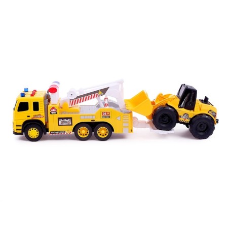 The inertial "tow truck" with a tractor, light effects-1