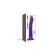 STRAP-ONE DILDO DULDO DENSITY SEMI-REALISTIC Fallowing, purple l, 19 cm
