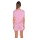 Female set (T-shirt/shorts), powder pink color, size 42