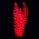 Silicone Aquarium plant, glowing in the dark, 8 x 23 cm, pink