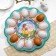Easter stand "Angel with chickens", for 12 eggs and cake