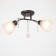 Adele chandelier 2x40W E27 Black 48x46x17 cm