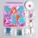Diamond mosaic on a box, 14x14 cm, winx