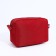 Cross-Bodi Bag with zipper, external pocket, red color