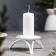 Summary Metal for 1 candle "Olympus 2", 6x13 cm, white