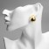 Earrings Metal "drop" drop is smooth, color gold