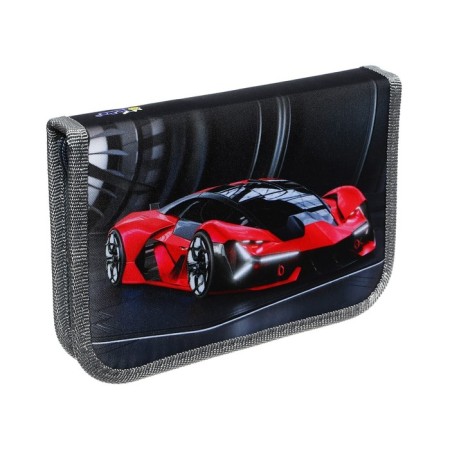 Penal 1 section, 130 x 190 x 30 mm, textile, PCT 04-20 "Red Car" 70620-3