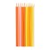 Pencils 50 colors, in a metal pencil case, the hull is hexagonal, sharpened