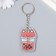 Acryl keychain "Tea drink with balls" mix 5x5.7 cm
