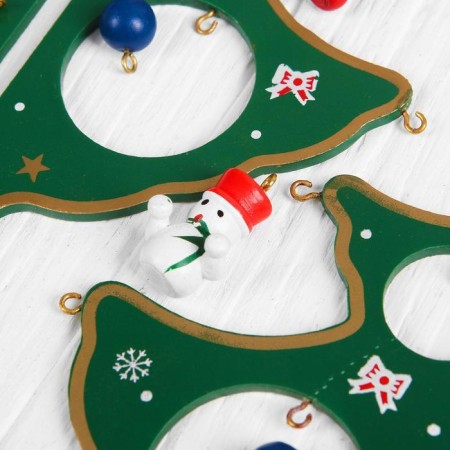 New Year's souvenir "Christmas tree on the stand" (gradient, color mix)-7