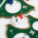 New Year's souvenir "Christmas tree on the stand" (gradient, color mix)