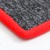 The clawtete is large, with impregnation, 67 x 14 cm, carpet, mix