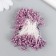 Stamens for flowers "droplets gloss pink powder" set 300 pcs length 6 cm