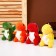 Soft toy "Dragosha" on a key fob, 14 cm, color mix