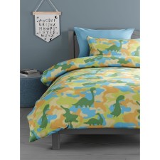 Bed linen 1.5 joint venture dino camouflage, size 150x214 cm, 143x215 cm, 70x70 cm