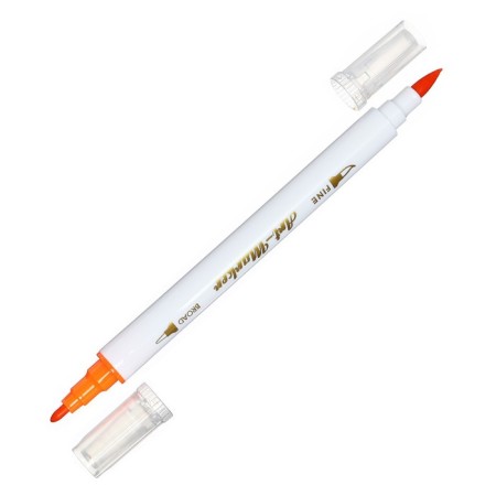 Set of markers 12 colors, bilateral, bullet and cystic tips-1