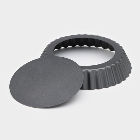Baking uniform "Jacqueline", d = 13 cm, removable bottom, anti -stick coating, black color-3