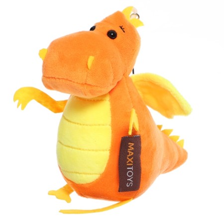 Soft toy "Dragon", orange-yellow tummy, 13 cm-3