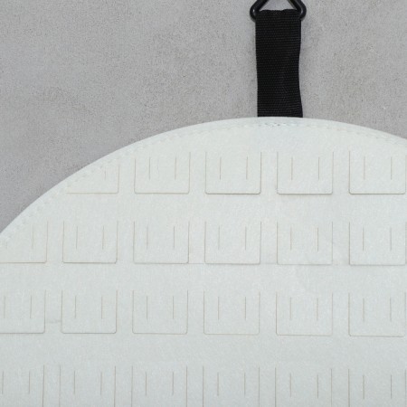 Academician for storage wall “Circle”, D = 39.5 cm, beige color-3