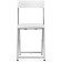 Stool on a metal frame Elevis metal/eco -leather, gray/white 38.5x52.5x77.5 cm