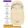 Envelope winter fur Amarobaby Snowy Travel, sandy color, 85 cm