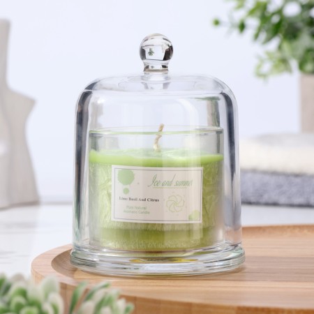 Aromatic candle in the Bank "Dome", lavender-1