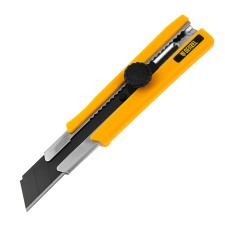 Universal knife Denzel 78945, metal guide, screw lock, 25 mm