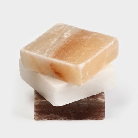 Brick made of Iranian mountain salt, 10x10x3 cm, color mix 1sort-2