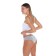 Panties female brazilians, gray color, size 48-50 (XL)