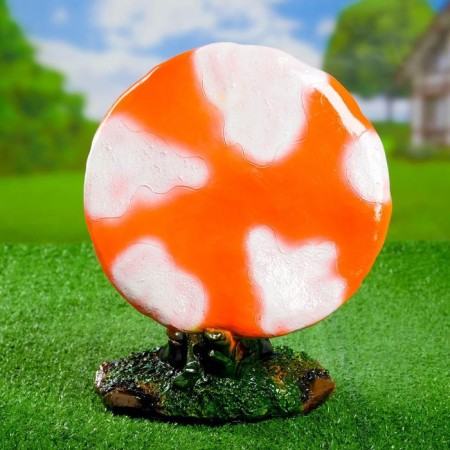 Garden figure "Dwarf under fly agaric" Small 20x18x30cm-2