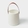 Vase for Flowers LADOOM "Vedera", 2.8 l, 18 × 16.5 × 14 cm, white color
