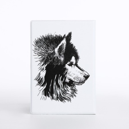 Cover for passport, white color-1