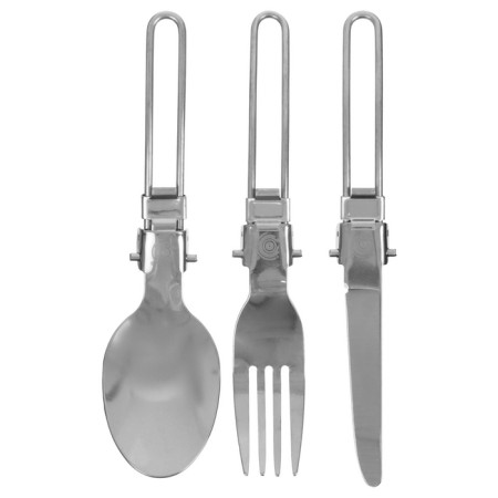 Set of tourist dishes Maclay: 2 pots, fork, spoon, knife-12