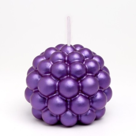 Figure candle "Babble" Round, 5.5x5.5 cm, purple, in the box-4