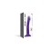 STRAP-ONE DILDO DULDO DENSITY SEMI-REALISTIC Fallowing, purple S, 17 cm