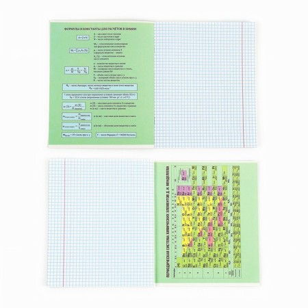 Subject notebook A5, 36 liters on the paper clip “September 1: anime. Chemistry"-2