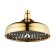 Shower watering can Lemark LM8989G, 204 mm, stationary, round, gold color