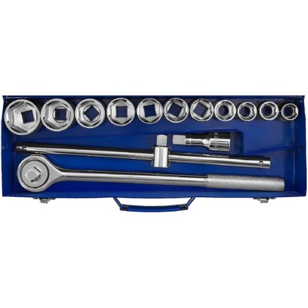 Set of end heads "Zubble" 27660-H14, 14 items, 19-46 mm, 3/4 "-2