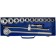 Set of end heads "Zubble" 27660-H14, 14 items, 19-46 mm, 3/4 "