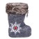 Candy "Boot", Snowflake, Gray Color
