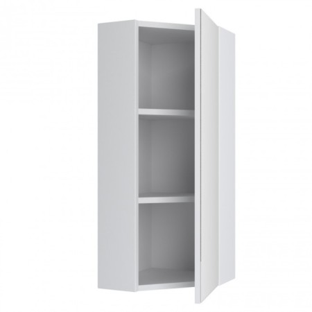 The cabinet of the hinged "Credo 30" suspended, corner, with a mirror-1