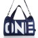 Female sports bag, textura, small size, blue color