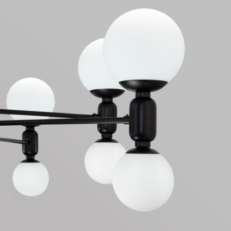 Ceiling Lamp Eurosvet Bubble 30182, E27, G9, 12x20W, 760x1000 mm, black color-1