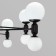 Ceiling Lamp Eurosvet Bubble 30182, E27, G9, 12x20W, 760x1000 mm, black color